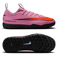 Дитячі сороконіжки Nike Air Zoom Mercurial Vapor 16 Academy TF Junior FQ8284-600, Рожевий, Розмір (EU) — 32