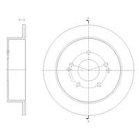 Гальмівний диск REMSA 62096.00