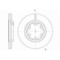 Гальмівний диск REMSA 6466.10