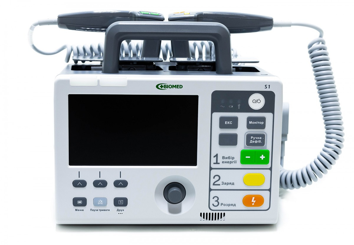 Дефібрилятор-монітор S1 з автоматичним режимом, фото 1