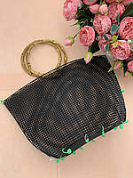 Канва пластикова для сумки 25х38 (РОЗМІР В РОЗГОРНУТОМУ ВИДІ висота 38см), чорна