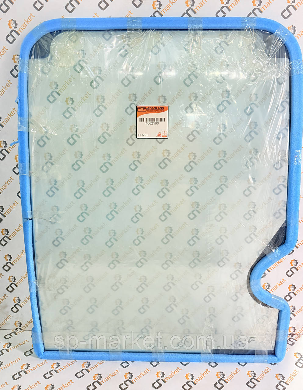 4662560 Скло лобове верхнє HITACHI ZX450LC-3 4662560 Скло ламіноване переднє верхнє гусеничного екскаватора HITACHI, фото 1