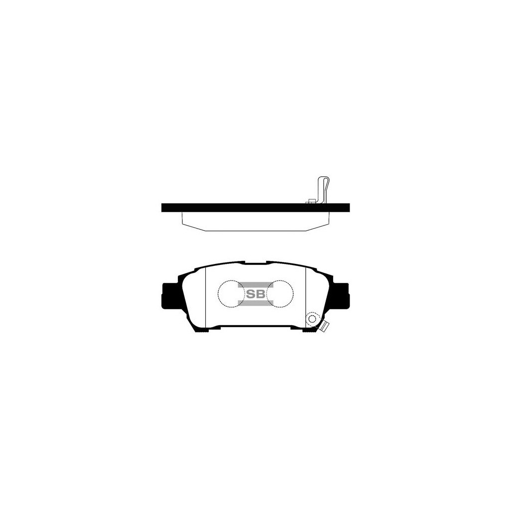 Гальмівні колодки HI-Q SP1423, фото 1