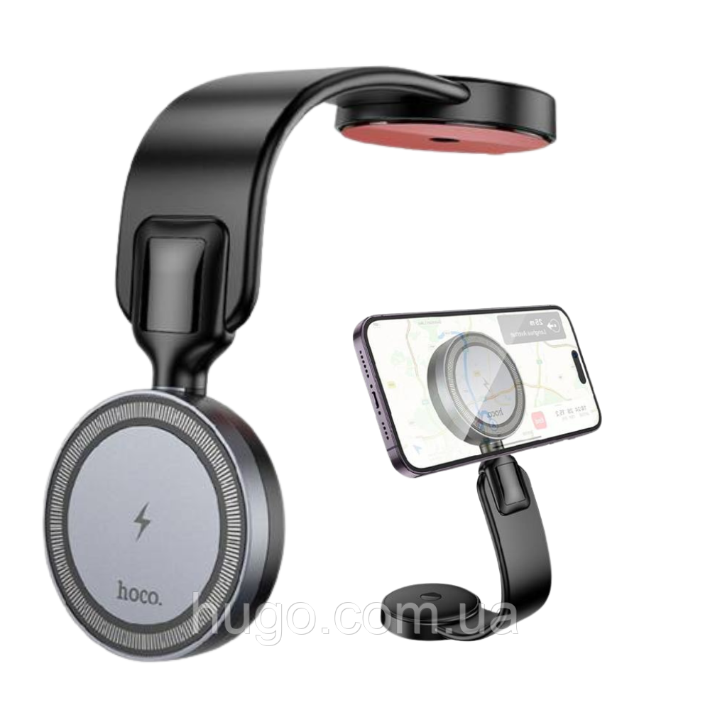 Магнітний автотримач MagSafe 15W Hoco HW29 / Автомобільний тримач / Тримач для авто, фото 1