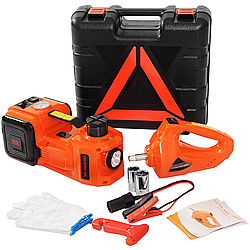 Домкрат електричний автомобільний 3в1 (5т, 150Вт) / Автомобільний домкрат / Автомобільний електричний домкрат