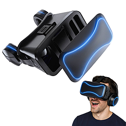 Окуляри віртуальної реальності VR JBV12 із навушниками / 3D окуляри для смартфона / VR шолом