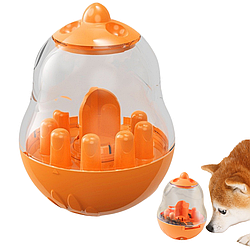 Інтерактивна годівниця-головоломка для тварин 14х10х10см / Іграшка-неваляшка для повільного годування собак