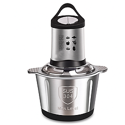 Потужний блендер з металевою чашею HM-8840 / Чоппер для кухні / Електричний подрібнювач