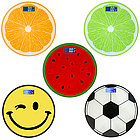 Підлогові ваги до 180 кг на батарейках 2003A Кавун/ Електронні ваги з вимірюванням температури та датчиком, фото 2