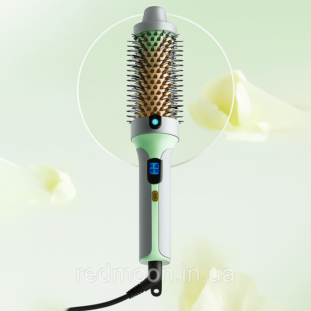 Стайлер щітка для завивки 3в1 з негативними іонами, 31 x 5.5 см, LY-946 / Фен щітка для волосся, фото 1