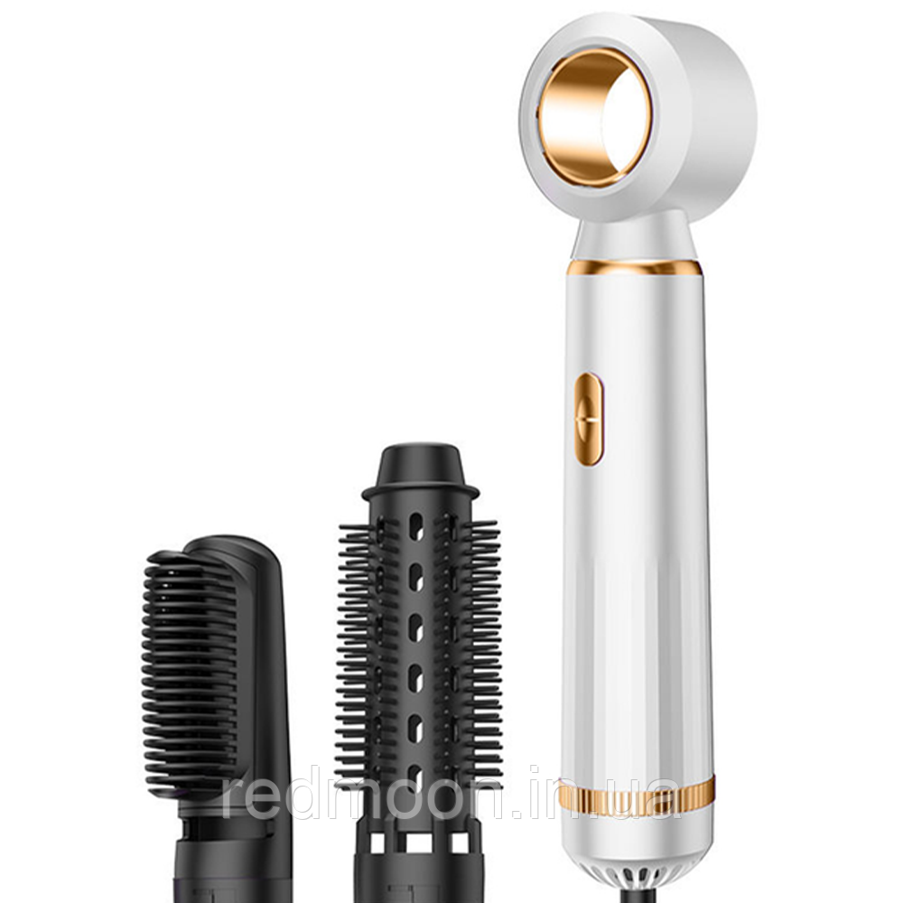 Фен для волосся з іонізацією 800Вт + 2 концентратори, 3 режими, LY-945 / Потужний фен для сушіння волосся, фото 1