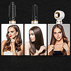 Фен для волосся з іонізацією 800Вт + 2 концентратори, 3 режими, LY-945 / Потужний фен для сушіння волосся, фото 2