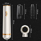 Фен для волосся з іонізацією 800Вт + 2 концентратори, 3 режими, LY-945 / Потужний фен для сушіння волосся, фото 7