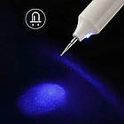 Коагулятор косметичний бездротовий з 5 голками, 300 мАг, 120x20x20 мм, 1368 / Лазерна косметична ручка, фото 9