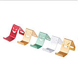 Міні підставка для смартфона алюмінієва • Універсальний тримач • Стильний аксесуар для iPhone/Samsung, фото 8