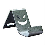 Міні підставка для смартфона алюмінієва • Універсальний тримач • Стильний аксесуар для iPhone/Samsung, фото 6