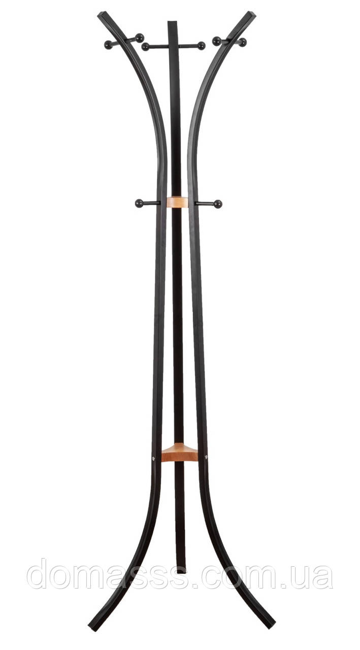 Підлогова металева вішалка для одягу, чорна (EDA 80379445), фото 1