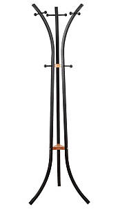 Підлогова металева вішалка для одягу, чорна (EDA 80379445)