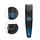 Машинка для стрижки волосся з регулятором висоти, VGR V-053B / Тример акумуляторний для бороди, фото 5