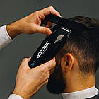 Машинка для стриження + 8 насадок, 7500 об./хв, з USB, NG-125, Чорний/Акумуляторний тример для волосся, фото 2