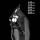Машинка для стриження + 8 насадок, 7500 об./хв, з USB, NG-125, Чорний/Акумуляторний тример для волосся, фото 6