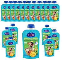 Пюре детское Elfik Magic (Эльфик меджик) "Витаминный Микс" с мультизлаковой кашей 110 г. *18 шт