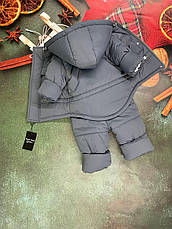 Зимовий дитячий теплий костюм від 1 року розміри 80-86 86-92 92-98 98-104 курточка та штанці, фото 4
