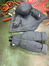 Зимовий дитячий теплий костюм від 1 року розміри 80-86 86-92 92-98 98-104 курточка та штанці, фото 3