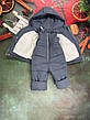 Зимовий дитячий теплий костюм від 1 року розміри 80-86 86-92 92-98 98-104 курточка та штанці, фото 6