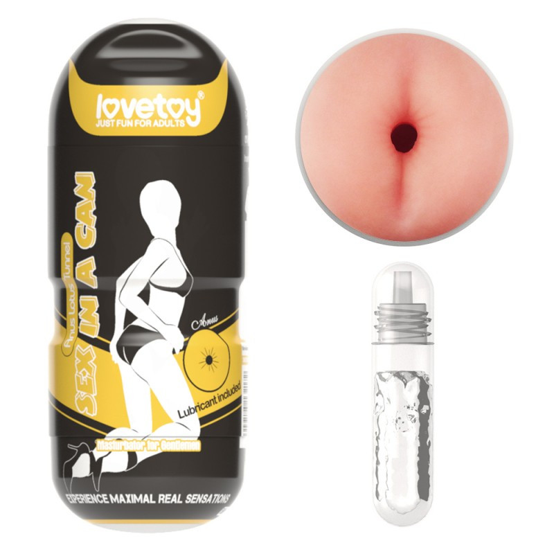 Мастурбатор анус, анальний тунель Lovetoy кібершкіра 16 см, фото 1