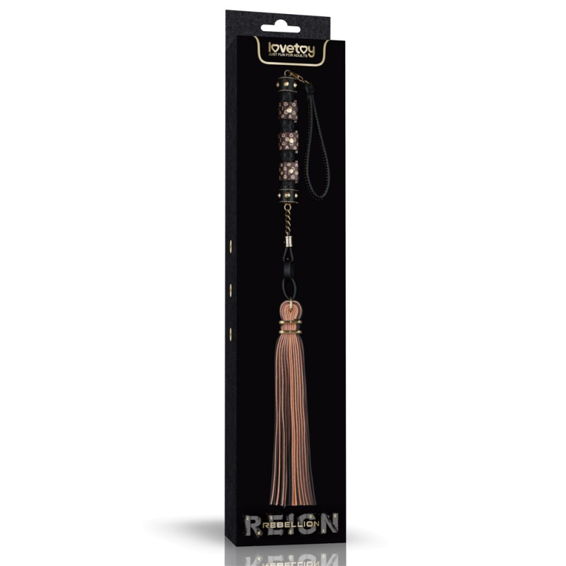 Плетіль, флоггер Rebellion Reign Flogger 23.5 Lovetoy поліуретан і метал, фото 1
