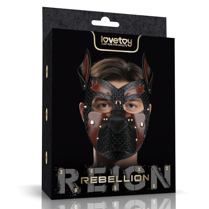 Маска-нампордник, маска для рольових ігор Rebellion Reign Howl Pup знімний намордник, фото 1