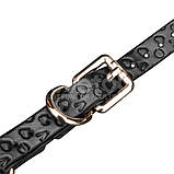 Маска-нампордник, маска для БДСМ Rebellion Reign Dark Bunny з екокожі, фото 3