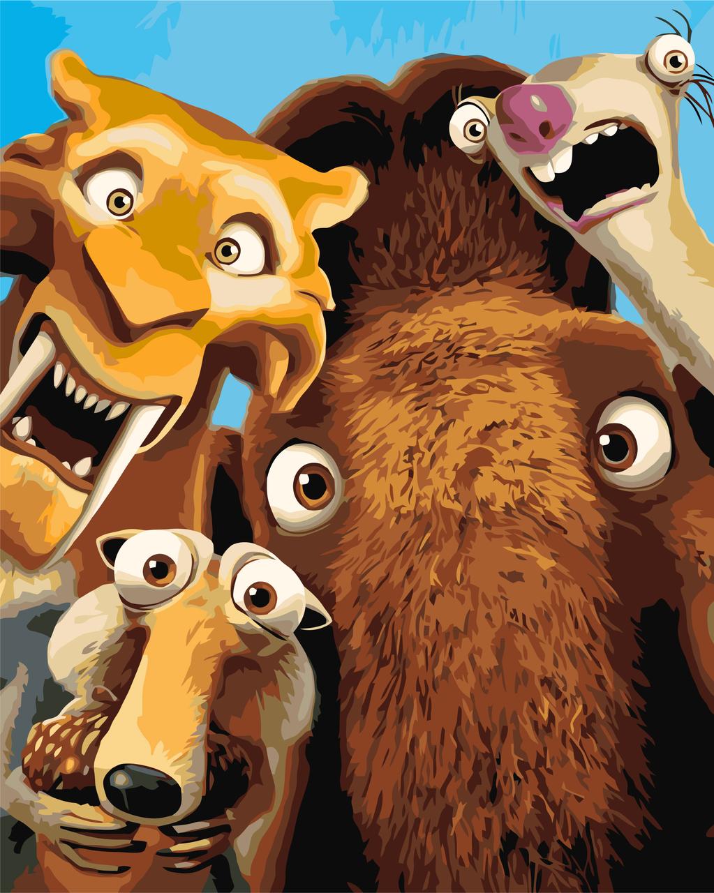 Картина за номерами Льодовиковий період 40*50 см Орігамі LW 3512, фото 1