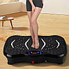 Віброплатформа для тренувань з 2 еспандерами + пульт, до 120кг TS-5513 / Вібротренажер для схуднення, фото 8