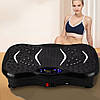 Віброплатформа для тренувань з 2 еспандерами + пульт, до 120кг TS-5513 / Вібротренажер для схуднення, фото 10
