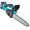 Акумуляторна ланцюгова пилка 12ʼʼ + 2 АКБ 48Вт, 5Аг, 8989 / Ручна пила для саду / Електропила, фото 3