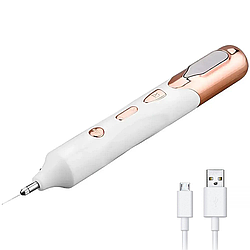 Коагулятор косметичний бездротовий з 5 голками, 300 мАг, 120x20x20 мм, 1368 / Лазерна косметична ручка