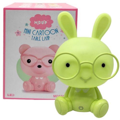 Нічник "Зайчик в окулярах" (ЗЕЛЕНО), фото 1