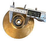 Крильчатка для водяного насоса Ø117 мм, отвір 12 мм, під шпонку, фото 4