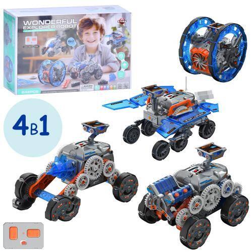 Машина р/к 2,4G, 4в1 (космічний транспорт), розібраний, 242дет, бат., в кор. 38,5*24*11см  (9шт), фото 1