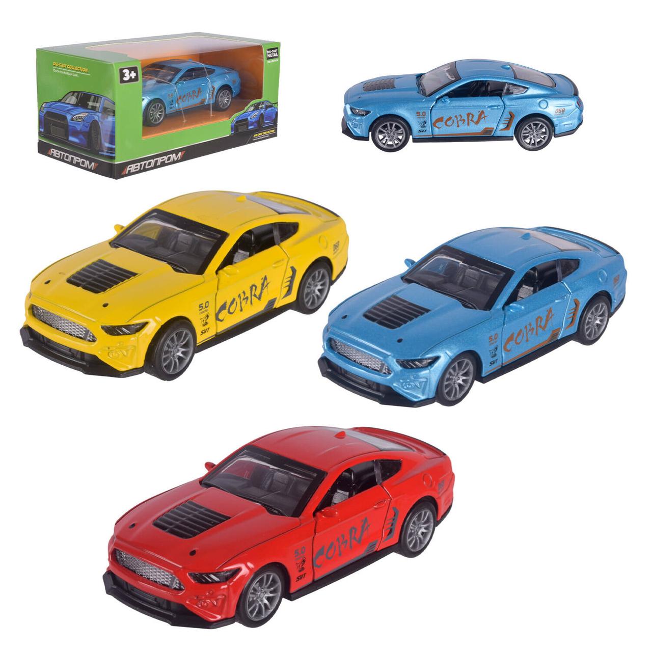 Машина АВТОПРОМ 1:32, 3 кольори, відкр.двері, в кор. 15*8*7см (96шт/2), фото 1