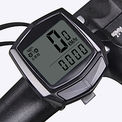 Спідометр на велосипед 15 функцій, SD-581 / Велокомпʼютер водонепроникний провідний