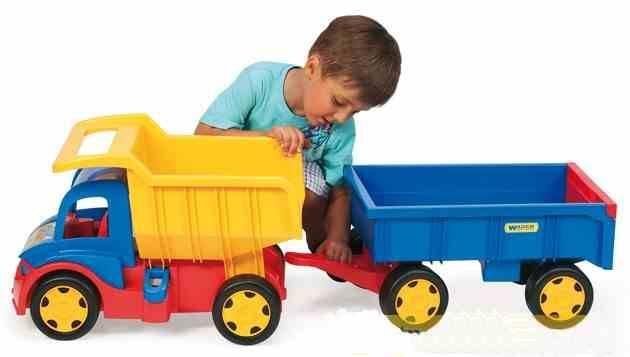 Вантажівка "Гігант" + причіп, в кор. 55*60*32см, ТМ Wader, фото 1