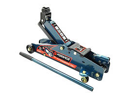 Домкрат підкатний 2,5т (140-387мм) з гумовою накладкою в кейсі Forsage F-TH22501C