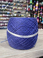 Шовк+льон волошковий