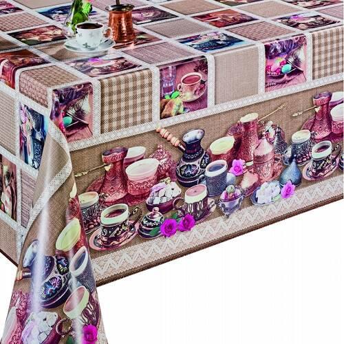 Скатертина ПВХ DEKORAMA 1,40*1,8м, фото 1