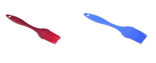 Пензлик силіконовий політстирол 18*3см (червоний, синій), Kamille, Польша, фото 1