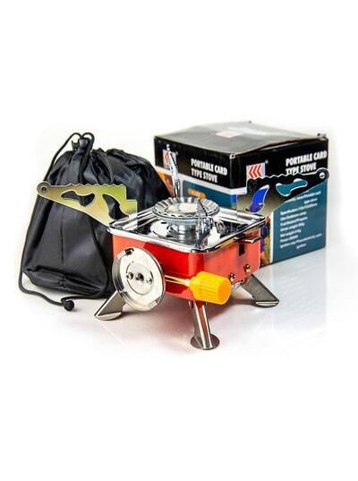 Пальник плита Туристичний Портативний Газовий Kovar Zt 202, в кор. 9*11*12см, фото 1