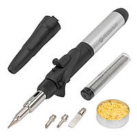 Паяльник газовий в наборі з насадками та пристосуваннями 8 пр, в ложементі FORSAGE F-248BSI